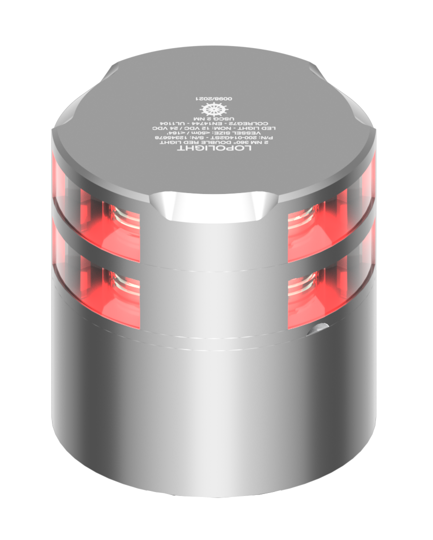 3nm 360° Red, Double, silver anodized 3nm 360° Red, Double, silver anodized